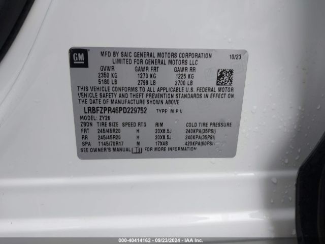 2023 BUICK ENVISION LRBFZPR46PD229752 Photo 8