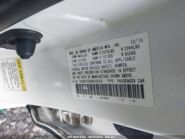 19UUB1F56GA006055 Acura TLX TECH