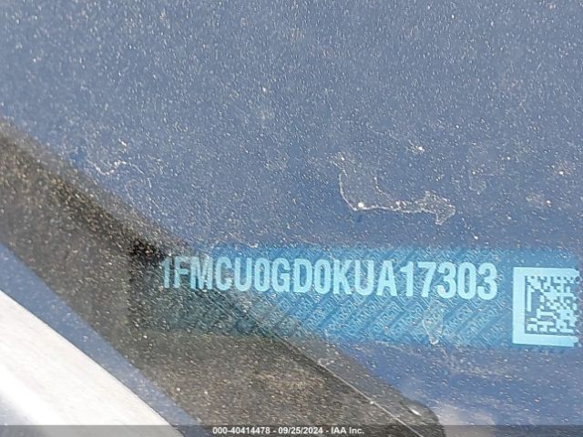 1FMCU0GD0KUA17303 Ford ESCAPE SE