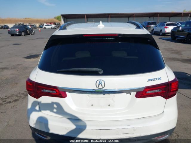 5FRYD3H93GB019017 Acura Mdx Advance   Entertainment Packages/advance Package