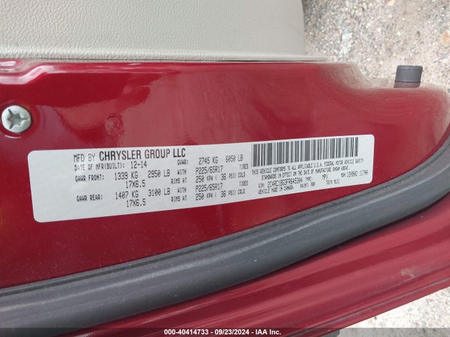 2C4RC1BG3FR645304 Chrysler Town & Country Touring
