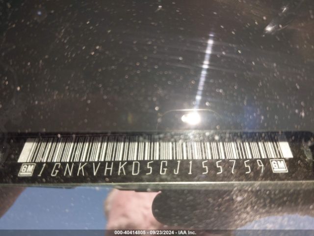 1GNKVHKD5GJ155759 Chevrolet Traverse 2lt