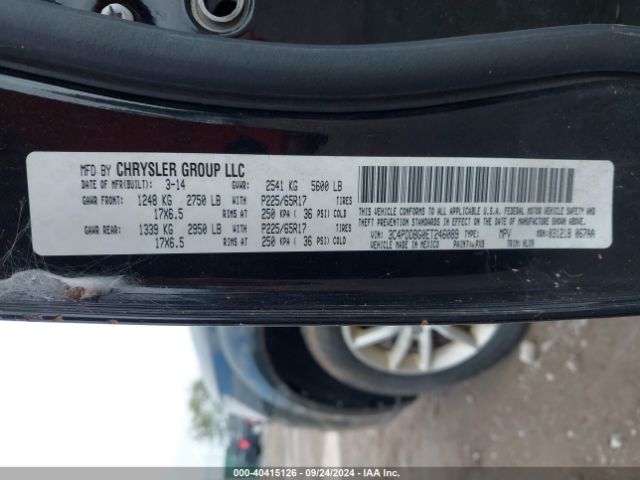 3C4PDDBG0ET246089 Dodge Journey Sxt