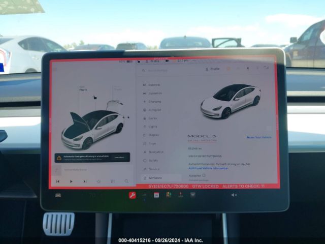 5YJ3E1EC7LF720800 Tesla Model 3 Performance Dual Motor All-wheel Drive