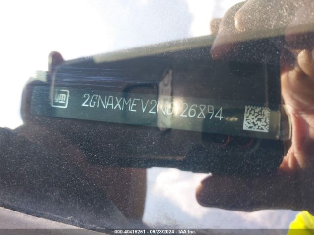2GNAXMEV2N6126894 Chevrolet Equinox Fwd Rs