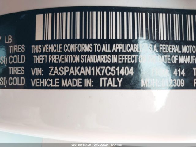 ZASPAKAN1K7C51404 Alfa Romeo Stelvio Sport Awd