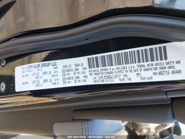 1C4PJMDS8EW110717 Jeep Cherokee Limited