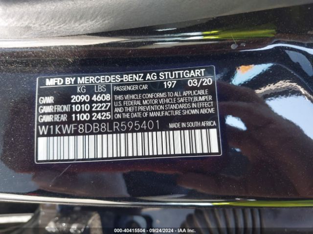 W1KWF8DB8LR595401 Mercedes-Benz C 300