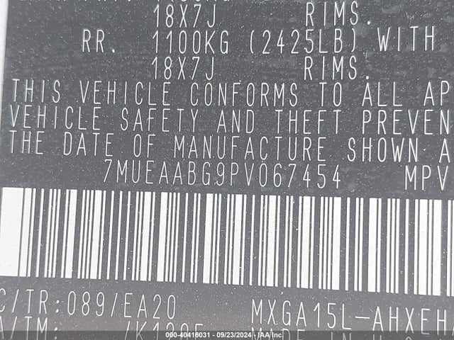 Toyota Corolla Cross Xle 2023 7MUEAABG9PV067454 Image 9