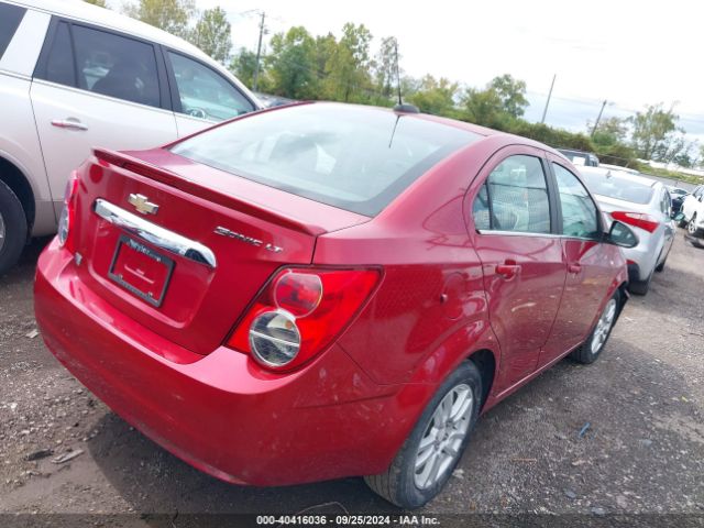 1G1JC5SG9F4218208 Chevrolet Sonic Lt Auto