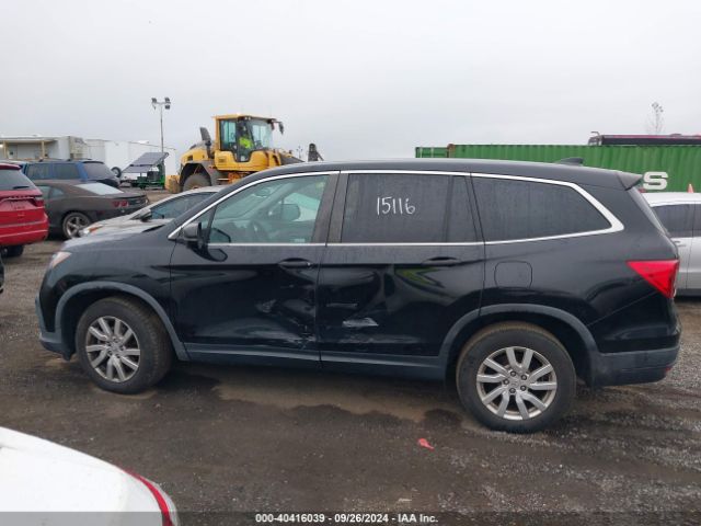 5FNYF6H16KB013616 Honda PILOT LX