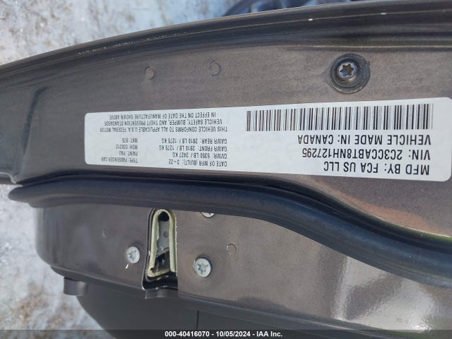 2C3CCABT8NH127295 Chrysler 300 S