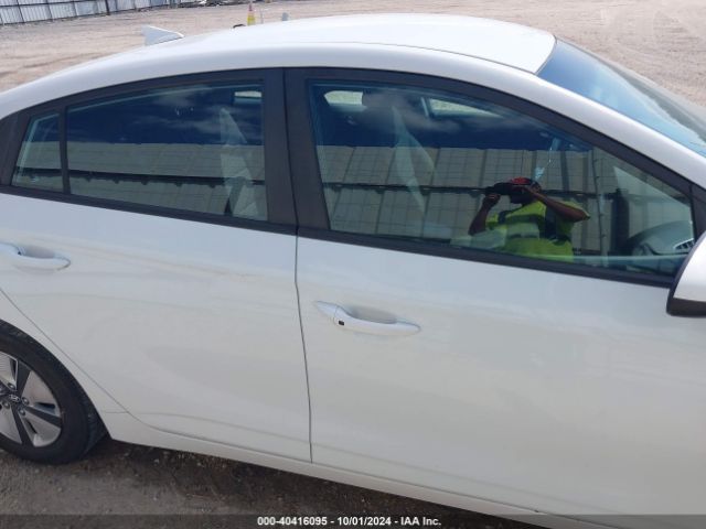 KMHC65LC8JU076909 Hyundai Ioniq Hybrid Blue