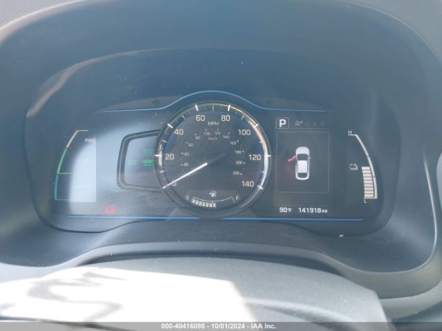 KMHC65LC8JU076909 Hyundai Ioniq Hybrid Blue