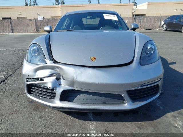 WP0AA2A85JK261518 Porsche 718 Cayman