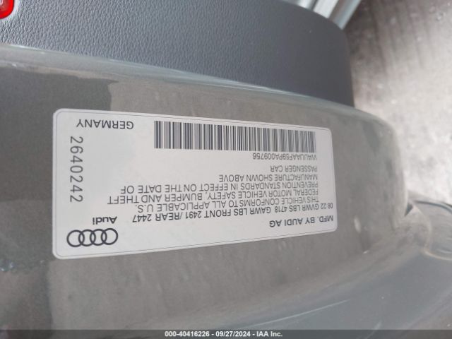 2023 AUDI A5 WAUUAAF59PA009756 Photo 8