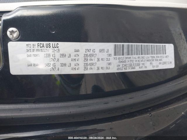 2C4RC1DG8LR151660 Chrysler Voyager Lxi