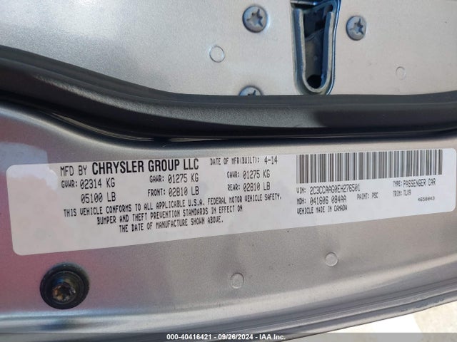 2C3CCAAG0EH276501 Chrysler 300