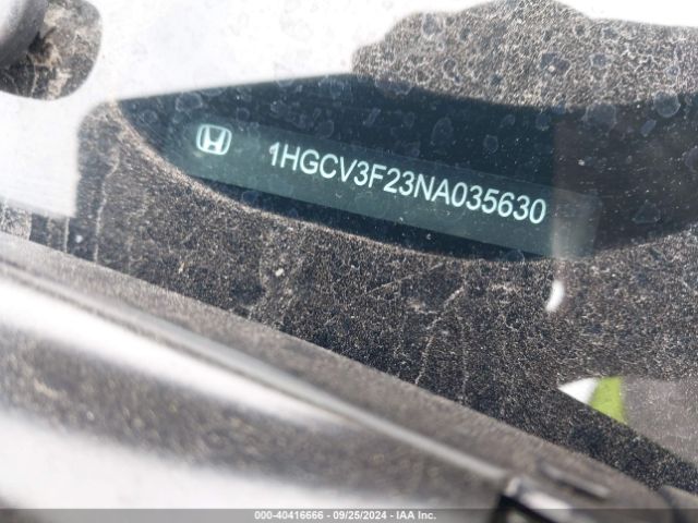 1HGCV3F23NA035630 Honda Accord Hybrid Sport