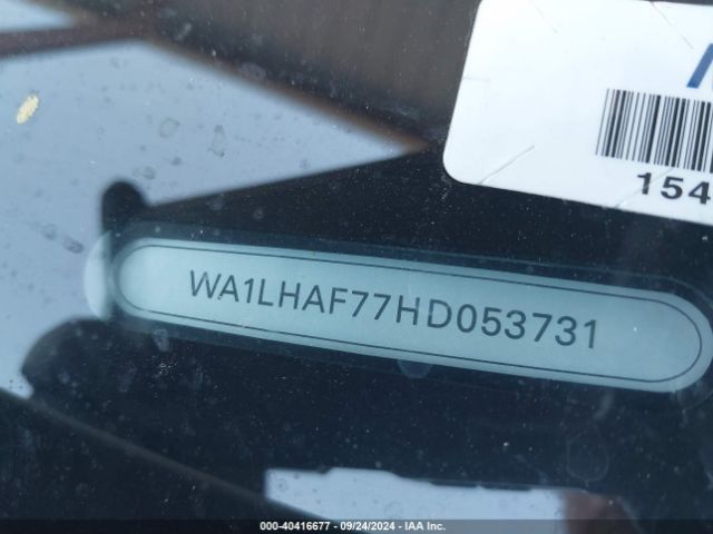 WA1LHAF77HD053731 Audi Q7 2.0t Premium