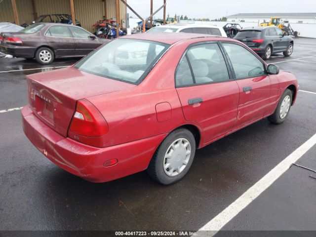 2001 MITSUBISHI MIRAGE JA3AY26C11U015089 Photo 3