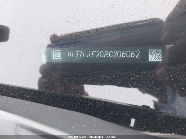 KL77LJE20RC206062 Chevrolet Trax Fwd 2rs
