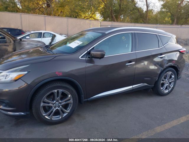 5N1AZ2MH6FN290452 Nissan Murano Platinum