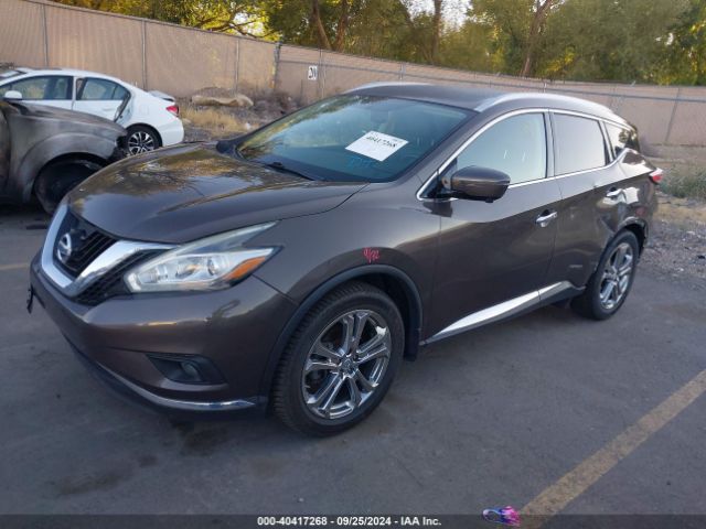 5N1AZ2MH6FN290452 Nissan Murano Platinum