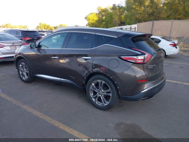 5N1AZ2MH6FN290452 Nissan Murano Platinum