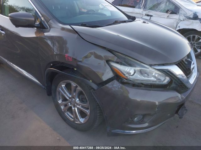 5N1AZ2MH6FN290452 Nissan Murano Platinum