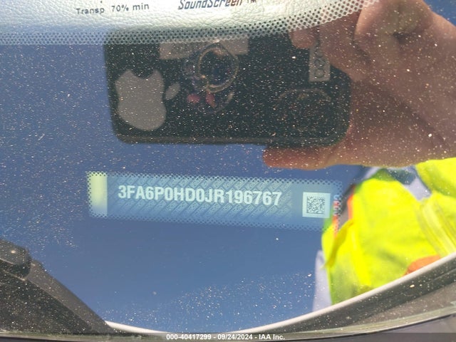 Ford FUSION SE 2018 3FA6P0HD0JR196767 Image 9