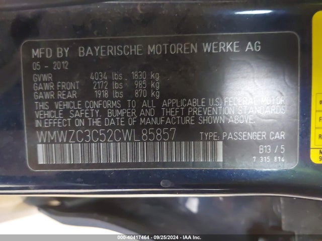 2012 MINI COOPER COUNTRYMAN WMWZC3C52CWL85857 Photo 8