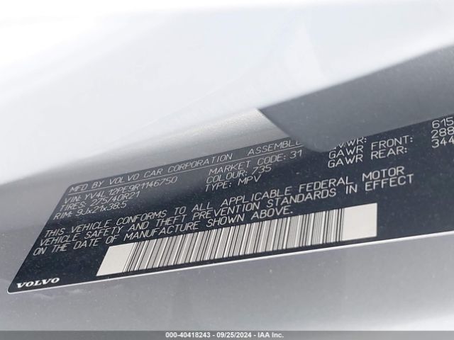 YV4L12PE9R1146750 Volvo Xc90 B5 Plus Bright Theme