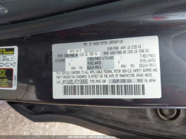 JM1CW2BLXF0190686 Mazda Mazda5 Sport