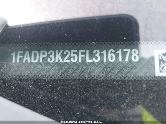 Ford FOCUS SE 2015 1FADP3K25FL316178 Image 13
