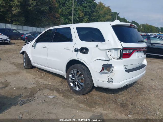 1C4RDHDG8LC259176 Dodge Durango Gt Plus Rwd