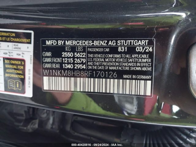 2024 MERCEDES-BENZ AMG GLC 43 W1NKM8HB8RF170126 Photo 8