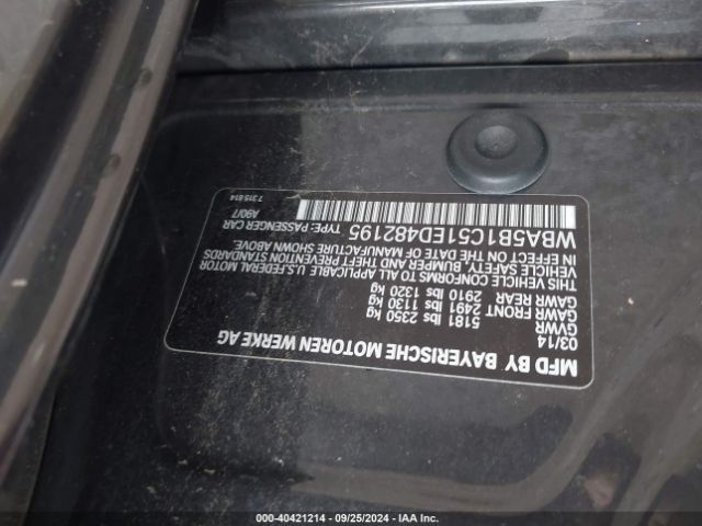 WBA5B1C51ED482195 BMW 535i