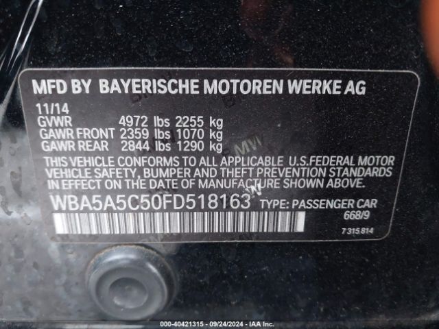 WBA5A5C50FD518163 BMW 528I