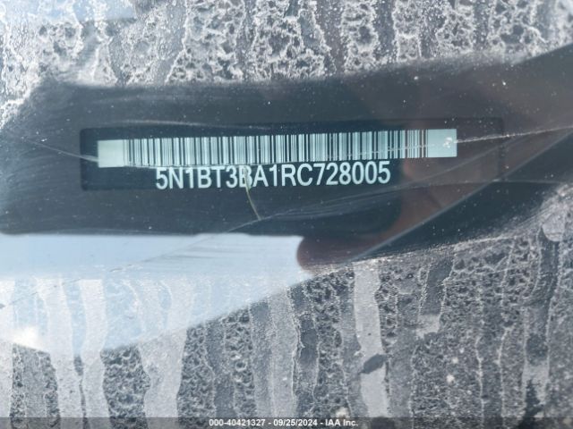 5N1BT3BA1RC728005 Nissan Rogue Sv Fwd