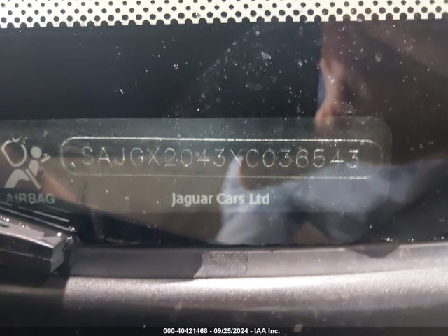 1999 JAGUAR XK8 SAJGX2043XC036543 Photo 8