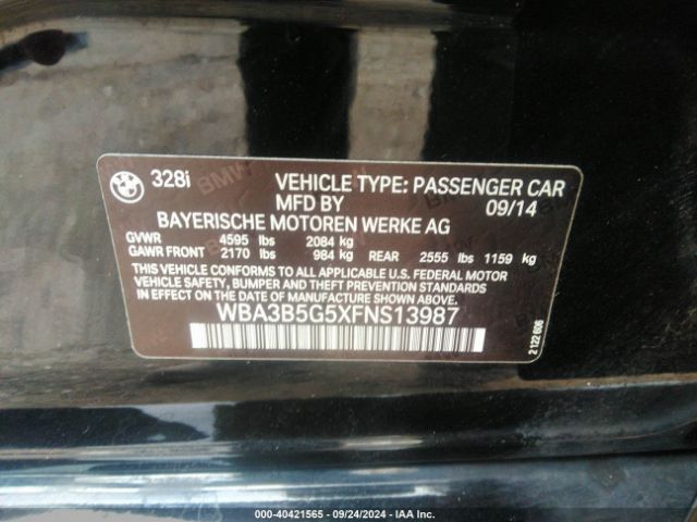 WBA3B5G5XFNS13987 BMW 328i Xdrive