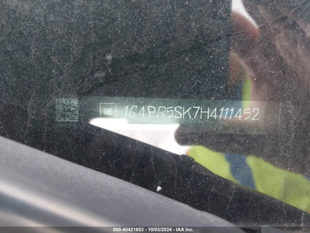 1G4PR5SK7H4111452 Buick Verano Sport Touring