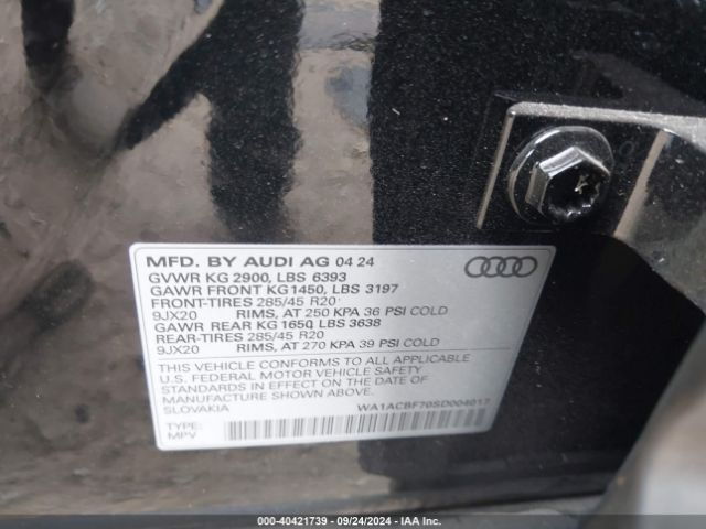2025 AUDI Q7 WA1ACBF70SD004017 Photo 8