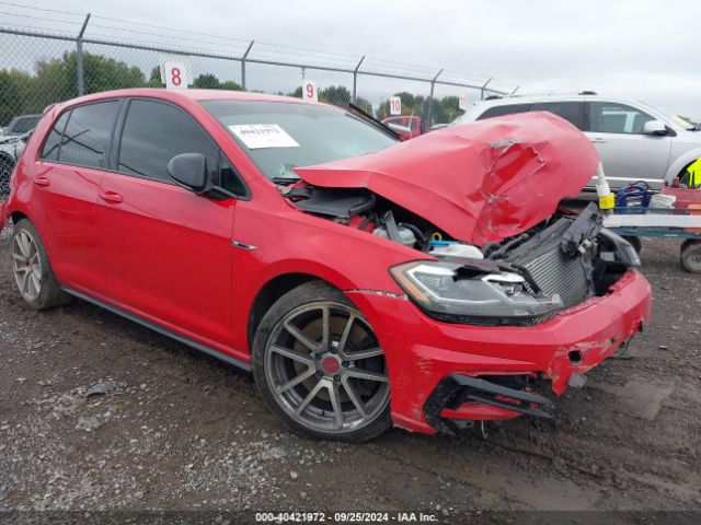 2019 VOLKSWAGEN GOLF R WVWWA7AU8KW218415