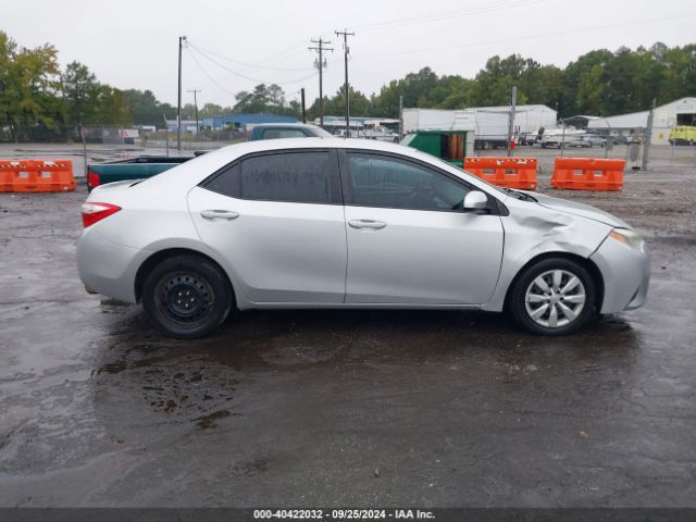 2T1BURHE0EC077059 Toyota COROLLA LE