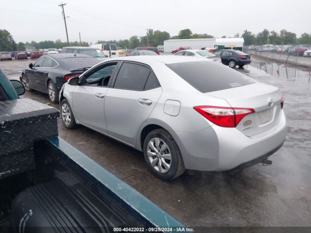 2T1BURHE0EC077059 Toyota COROLLA LE