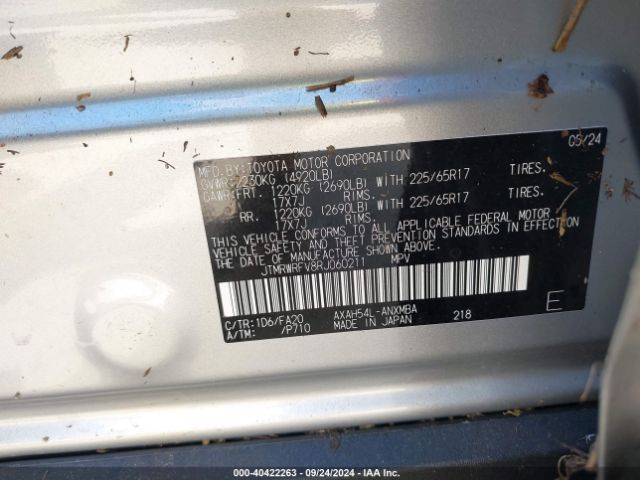 JTMRWRFV8RJ060211 Toyota Rav4 Hybrid Xle