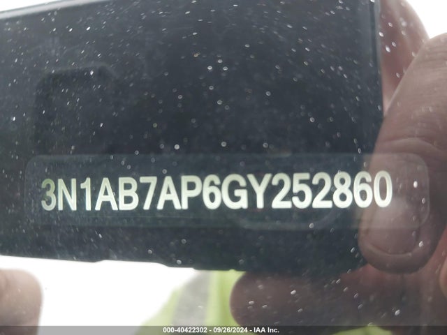 Nissan SENTRA SV 2016 3N1AB7AP6GY252860 Image 9