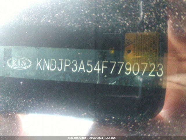 KIA SOUL + 2015 KNDJP3A54F7790723 Image 9